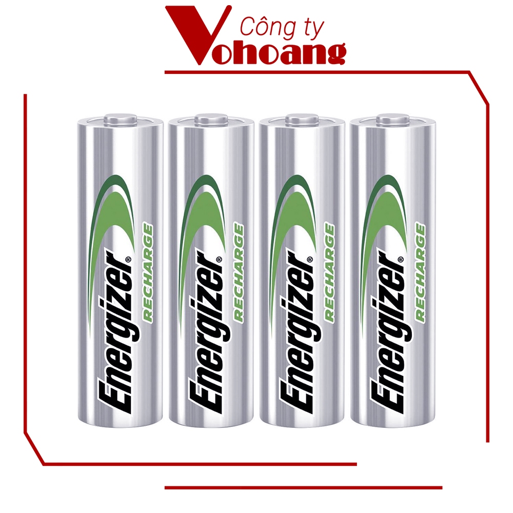 Bộ 4 Pin sạc Energizer TRAY 2000mAh (Bạc)