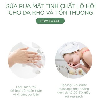 Sữa rửa mặt Vacci tinh chất Lô hội