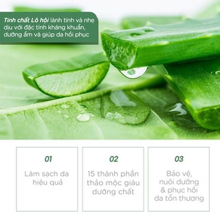 Sữa rửa mặt Vacci tinh chất Lô hội