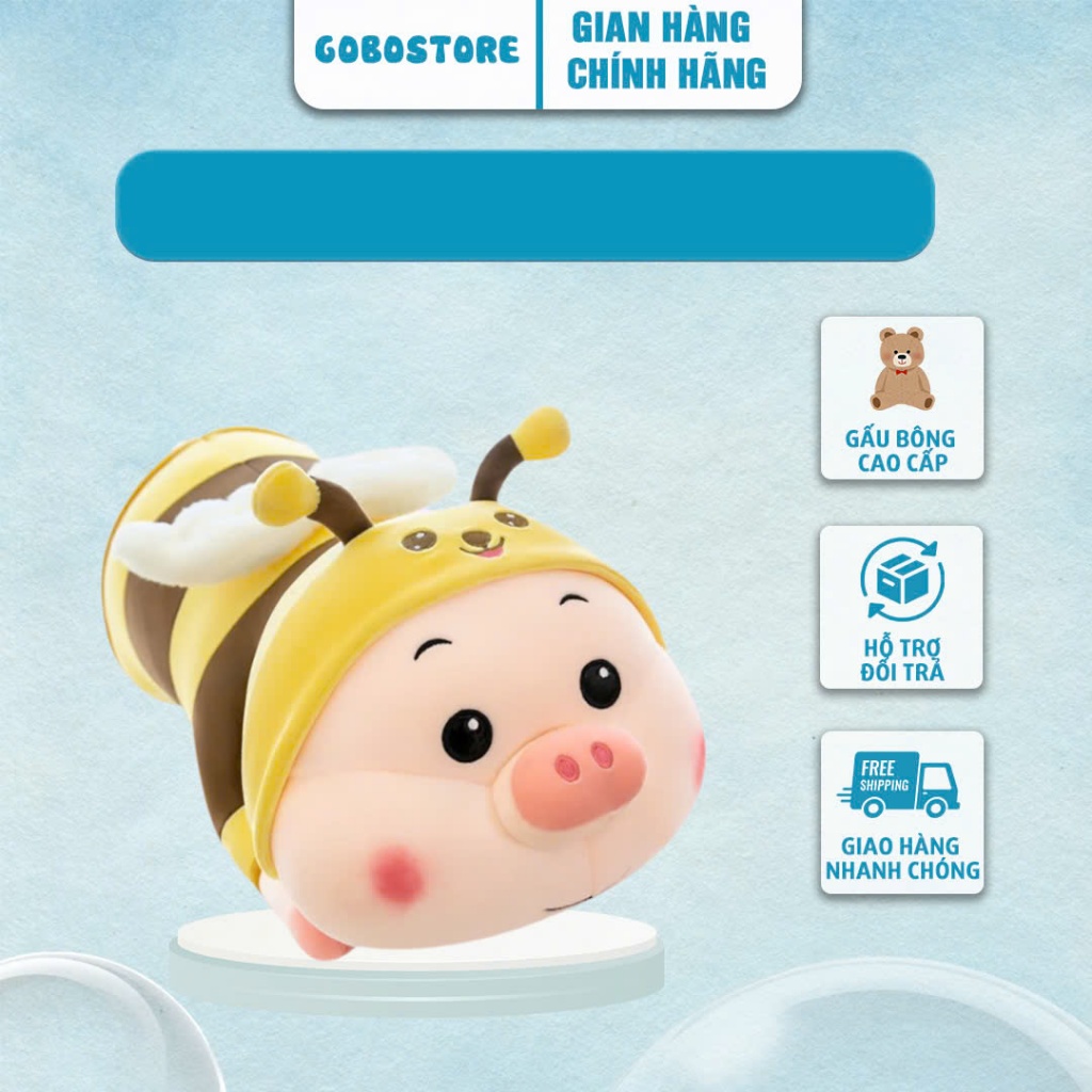 Gấu Bông Ong biến hình  Gấu Bông Gobo Shop - Gấu Bông Con Ong Lợn , Cute .Nhồi Bông Cao Cấp