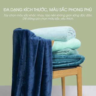 Chăn Mền tuyết NIN siêu mềm mịn 130x200cm nhiều màu sắc 2025