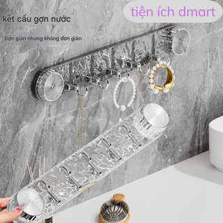 móc treo đồ hút chân không nhà tắm, nhà bếp đa năng có thể tái sử dụng không cần khoan tường 6471