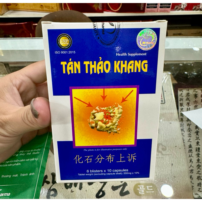 Tán thảo khang -đánh tan sỏi thận, sỏi mật..