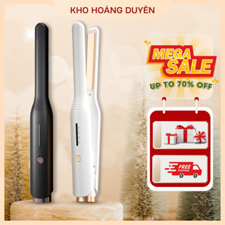 Máy uốn tóc nam duỗi ép tóc 2in1, máy uốn tóc ép side tạo kiểu cho nam 13mm, máy duỗi tóc là tóc mini