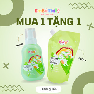   Mua 1 Tặng 1  Nước Rửa Bình Sữa Và Trái Cây Aiko Chai 500ml Tặng Túi 650ml 