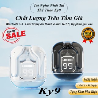 Tai Nghe không dây nhét tai KY9 Bluetooth 5.3 Chống nước Có Microthể thao thời trang gaming chống ồn