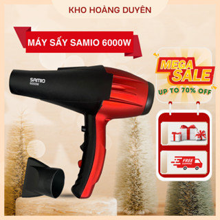 Máy Sấy Tóc 2 Chiều Nóng Lạnh Công Suất Lớn 6000W Nhanh Khô, 3 Chế Độ Sấy, Tạo Kiểu, Chăm Sóc Tóc Chuẩn Salon