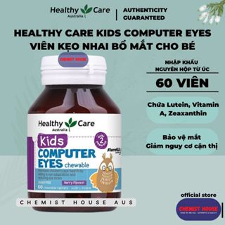 Kẹo Viên bổ mắt cho bé hàng nội địa Úc - Healthy Care Kids Computer Eyes 60 viên