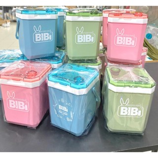 TẶNG KÈM ỐNG HÚT  Thùng đá Bibi 1.2L. Giữ lạnh 3-6 tiếng, nhựa an toàn. Bình mini có quai xách. Thùng đựng trà sữa mini