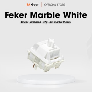 Switch Bàn Phím Cơ Feker Marble White Linear Âm Thocky Marbly - EA Gear