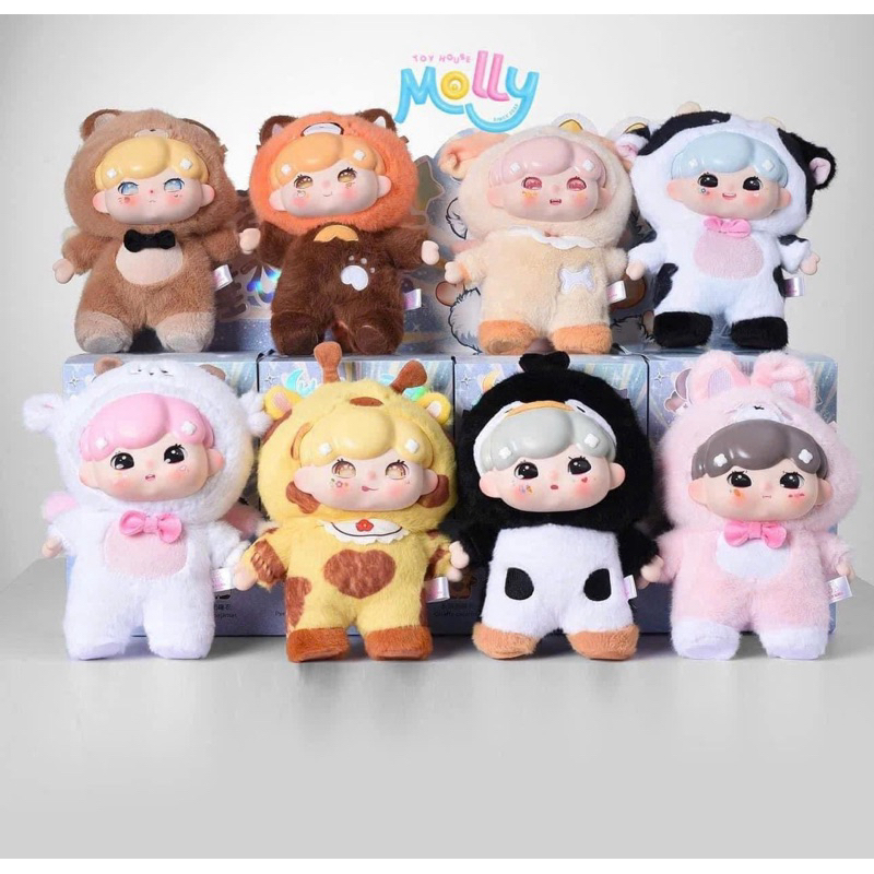 [OD 7-10N] Blindbox Billie V2 Series Plush Doll Gấu bông dễ thương