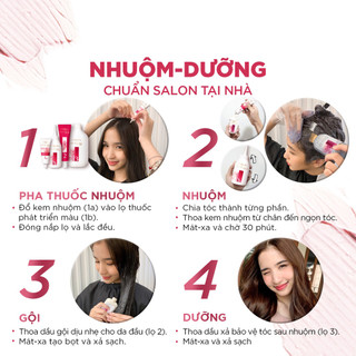 Màu Nhuộm L'Oreal Dưỡng Tóc Phủ Bạc