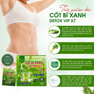 Cốt Bí Xanh Giảm Cân Detox [HỘP 20 GÓI]