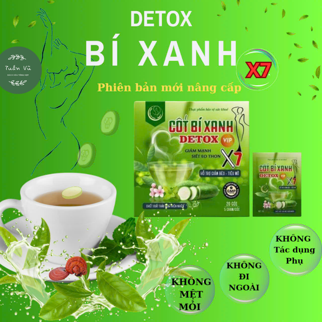 Cốt Bí Xanh Detox Giảm Cân Siêu Tốc