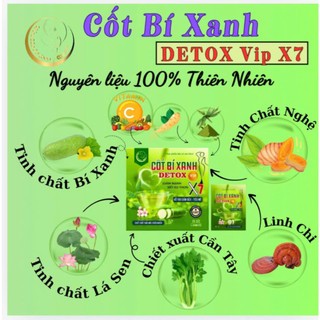 Cốt Bí Xanh Detox Giảm Cân Siêu Tốc