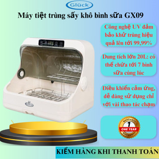 Máy Tiệt Trùng Sấy Khô Gluck GX09, Máy Tiệt Trùng UV Bình Sữa Đồ Gia Dụng An Toàn Sạch Sẽ