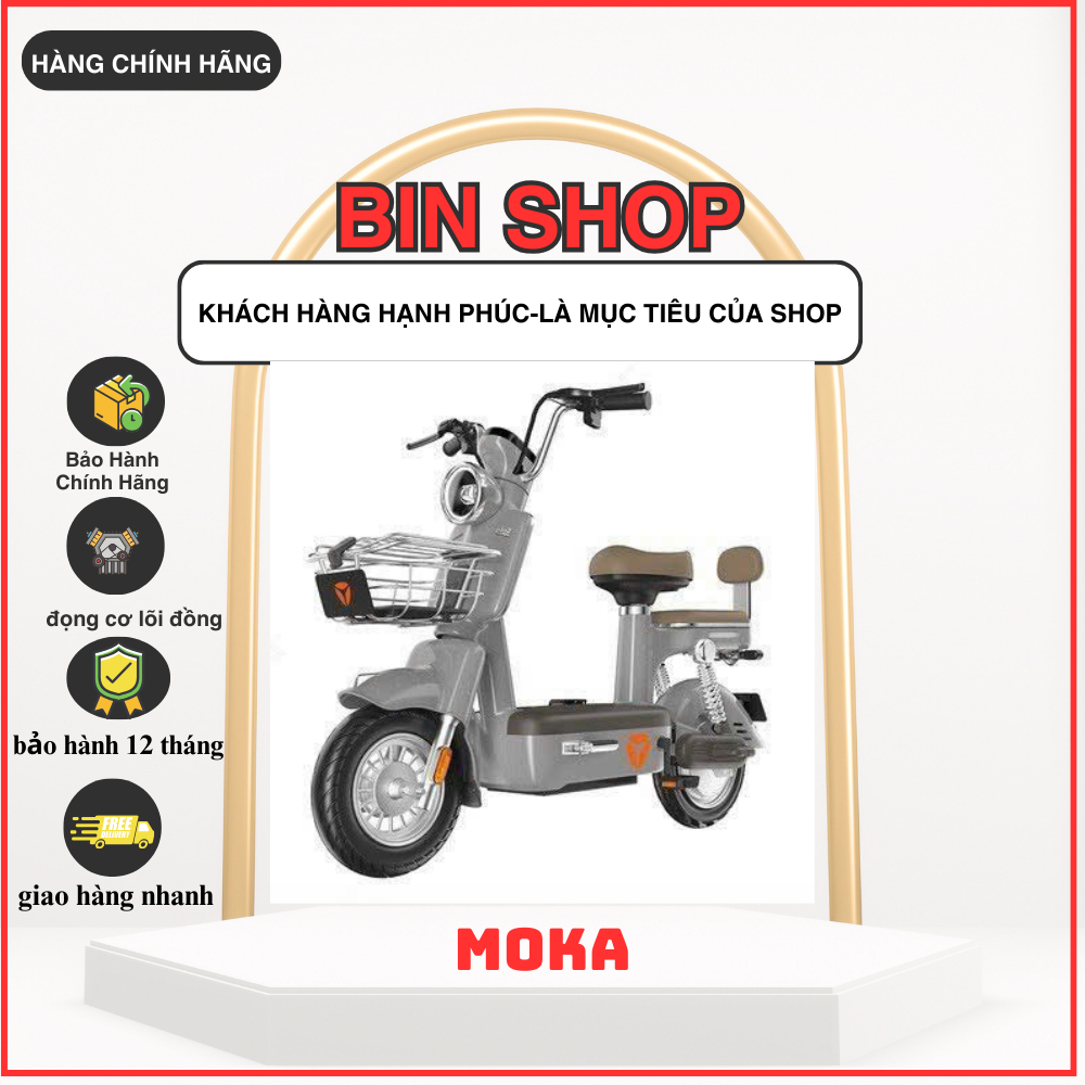 Xe điện MOKA, Mẫu xe đạp điện hotrend, Hotgirl, Mẫu xe điện cho học sinh, Mẫu mới 2025