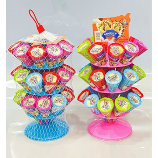 (Tem Việt) (GIÁ SỈ) Tháp 30 Ốc Quế socola mix màu ăn ngon giá tốt, Kẹo kem ốc quế phủ socola, sỉ đồ ăn vặt