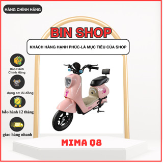 Xe đạp điện cho học sinh, Xe đạp điện Hotgirl, MiMa Q8, Mẫu mới nhất 2025