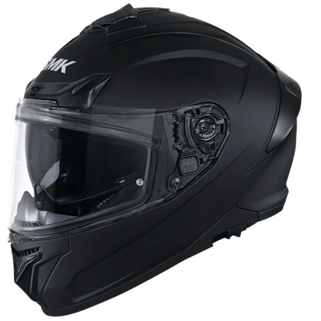 MŨ BẢO HIỂM FULLFACE SMK TYPHOON SOLID - MATT BLACK - MA200 (ECE 22. 06 | DOT)