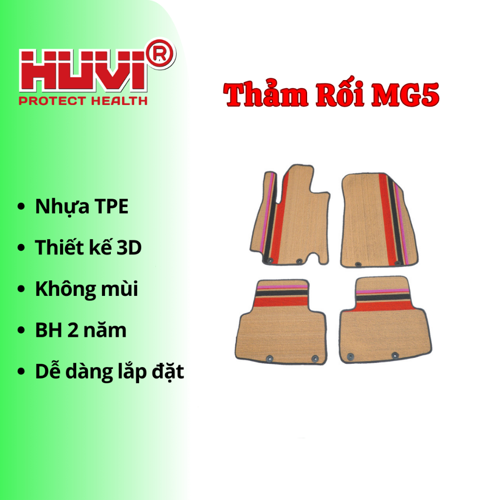 Thảm rối lót sàn xe ô tô MG5 2022-2026 - Huvi Việt Nam