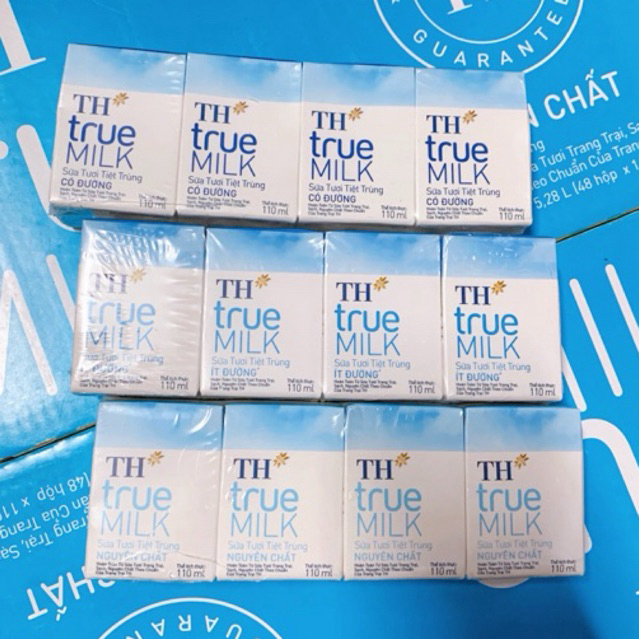 Thùng 48h sữa tươi TH TRUEMILK 110ML