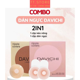  Miếng Dán Ngực Silicon Davichi Nâng Ngưc Cao Cấp Siêu Mỏng Ôm Khít Bền Đẹp 