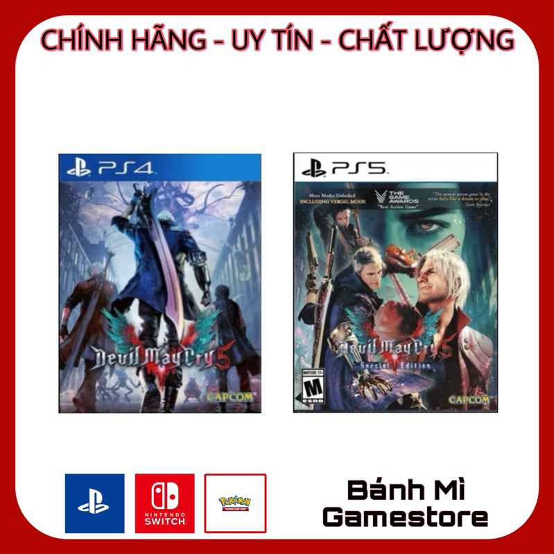 Đĩa game PS4/PS5 Devil May Cry 5