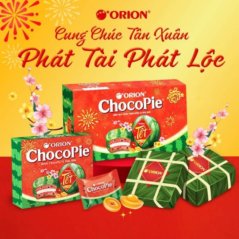 Chocopie Dưa Hấu mới ❤️ phiên bản tết