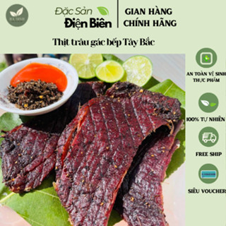 Thịt Trâu Gác Bếp 1kg (ĐẶC BIỆT THƠM) Khô Thịt Trâu Sấy Chuẩn Vị Tây Bắc