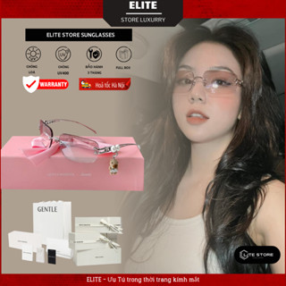 [HÀNG CHÍNH HÃNG] Kính mắt G.m không viền sang chảnh d chuẩn Vip , đính đá tinh sảo, sắc nét từng chi tiết, fullbox thẻ