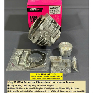 Lòng FASSTek 54mm dài 83li dành cho xe Wave Dream