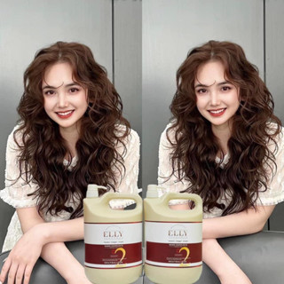 4,2ml Dập Định Hình Uốn Tóc Đa Năng ELLY, Rút sóng, Uốn lạnh, uốn nóng Mùi hương nước hoa