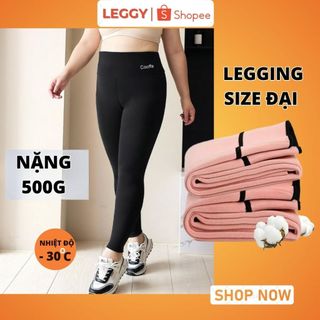 Quần legging lót lông bigsize 68-95kg PINKAHA cạp cao siêu ấm mặc đại hàn có ảnh thật QT33 