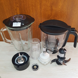 Phụ kiện - Máy xay sinh tố Sunhouse Mama SHD5353W: cối thủy tinh, cụm dao, dao xay thịt, cối xay thit #shd5353w #shd5353
