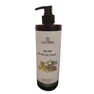  Dầu gội bồ kết sả chanh thuần chay organic giảm gãy rụng giảm gàu ngứa kích thích mọc tóc 500ML 