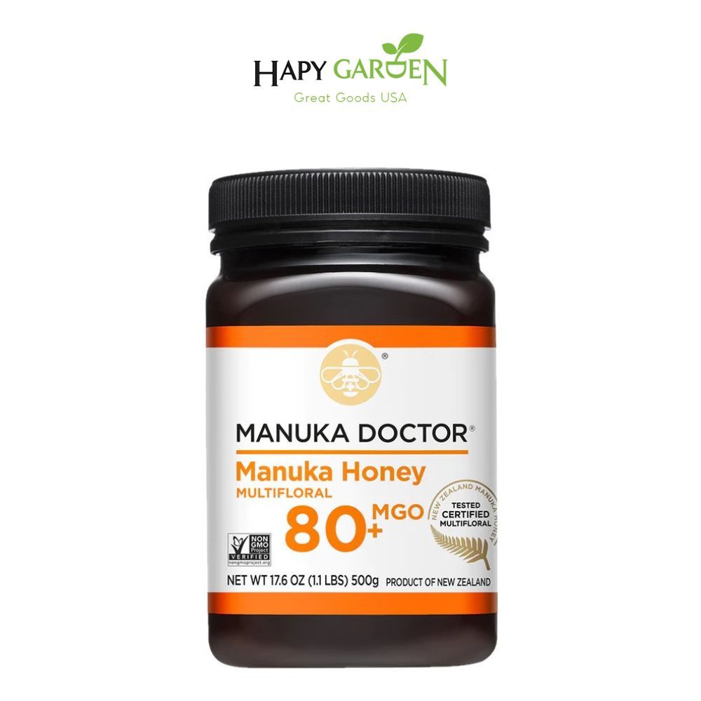 USA Mật ong thiên nhiên MANUKA Doctor MGO 80+, MGO 125+, MGO 225+, MGO 425+  500gr