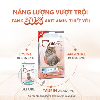 <20kg>thức Ăn Hạt Cho Mèo Catsrang Bao 20kg
