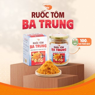 Ruốc tôm tiệt trùng Ba Trung cho bé, không phụ gia, không chất bảo quản hũ 125g