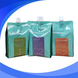 Kem uốn tóc ép tóc Dập 𝐊𝐫𝐞𝐀𝐭𝐞𝐦𝐞 970g , kem hấp tóc cho Salon