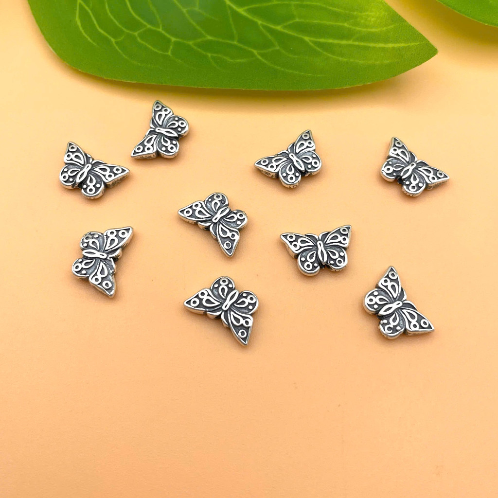 Charm nối hình bướm bạc 999 mẫu mới cho nữ - Charm Bạc 999 - Mã CA1525