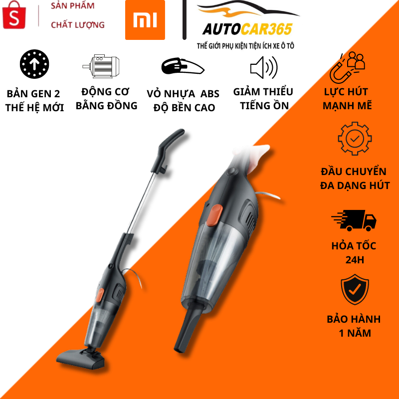 Máy Hút Bụi Cầm Tay DRM DX115C Pro Gen 2, Hút Bụi 360 Độ, Hút Khỏe Bền, Bảo Hành 12 Tháng