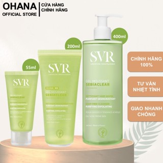 Gel Rửa Mặt SVR Không Chứa Xà Phòng Cho Da Dầu Mụn - SVR Sebiaclear Gel Moussant (55ml/200ml/400ml)