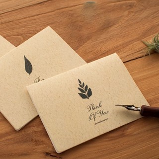 Thiệp Giấy Kraft Viết Tay Phong Cách Retro, Thiệp Tặng Sinh Nhật, Chúc Mừng - Chính Hãng SOYAMOO