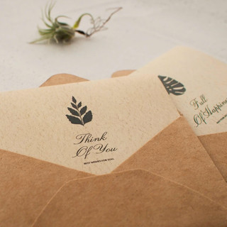 Thiệp Giấy Kraft Viết Tay Phong Cách Retro, Thiệp Tặng Sinh Nhật, Chúc Mừng - Chính Hãng SOYAMOO