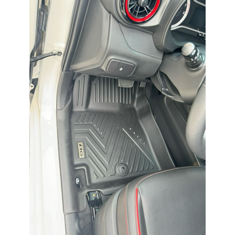 Thảm sàn nhựa I10 2022-2024- 5D TPE cao cấp cho Huyndai I10 2022 mẫu 5D tràn viền bậc cửa