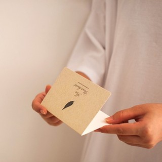 Thiệp Giấy Kraft Viết Tay Phong Cách Retro, Thiệp Tặng Sinh Nhật, Chúc Mừng - Chính Hãng SOYAMOO