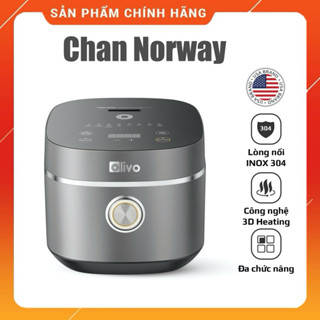 [CHÍNH HÃNG] Nồi Cơm Điện Tách Đường Đa Năng OLIVO RC86 - Lòng Nồi Inox 304 - Dung Tích 1.5L - Thương Hiệu Mỹ 🇺🇸