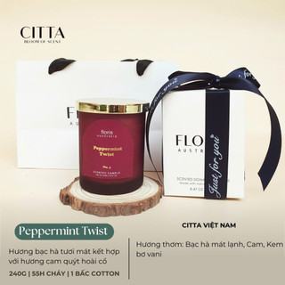 Nến Thơm FLORIS 8.47Oz 240G Sáp Đậu Nành Cao Cấp