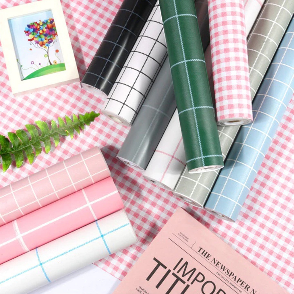 10m decal giấy dán tường mẫu đẹp khổ 45cm có sẵn keo dán